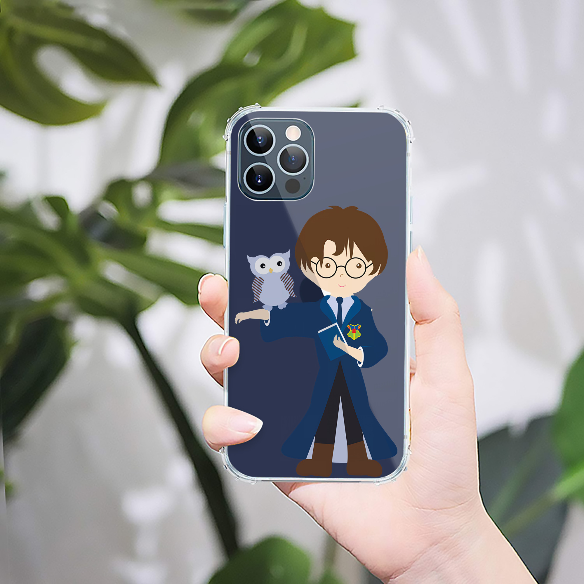 （画像用） Harry Potter ハリー・ポッターシリーズ 【iPhone 12シリーズ対応】透明スマホケース（クリアソフトケース）